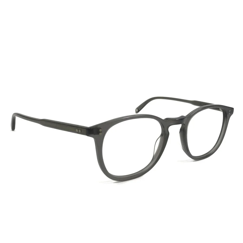 Garrett Leight Eyeglasses Frame KINNEY MGCR Matte Gray Crystal 47-21-140